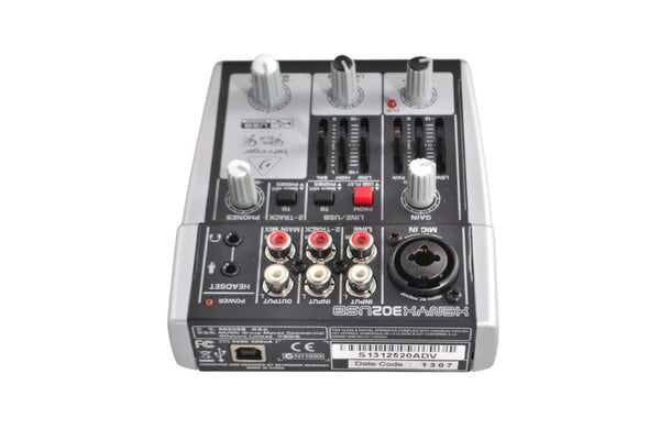 Behringer Xenyx 302USB 5 - input small mixer compact sound 302 USB audio - Chorlton Analogue