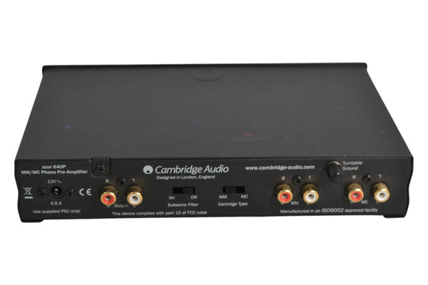 CambridgeAudio 640P Phono Amplifier MM and MC Moving Magnet Moving Coil - Chorlton Analogue