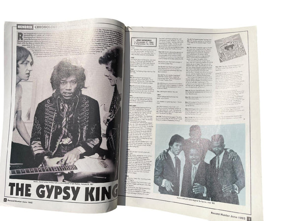Jimi Hendrix Record Hunter Purple Blaze Magazine June 1992 - Chorlton Analogue