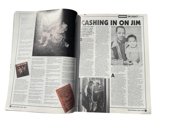 Jimi Hendrix Record Hunter Purple Blaze Magazine June 1992 - Chorlton Analogue