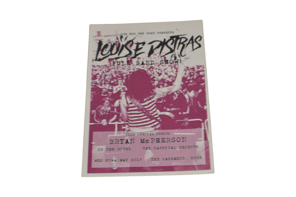 Louise Pistras Full Band Show Flyer - Chorlton Analogue