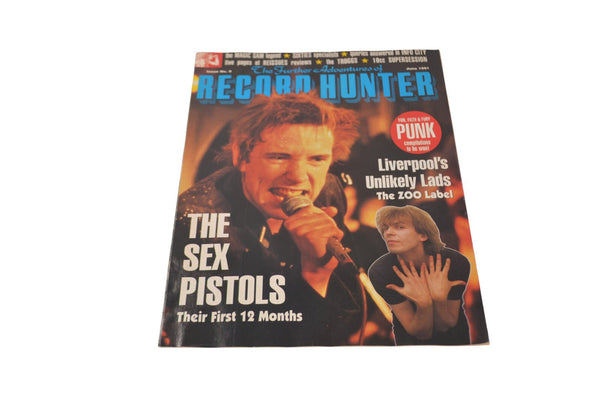 SEX PISTOLS RECORD HUNTER MAGAZINE JUNE 1991 SEX PISTOLS COVER WITH MORE INSIDE - Chorlton Analogue