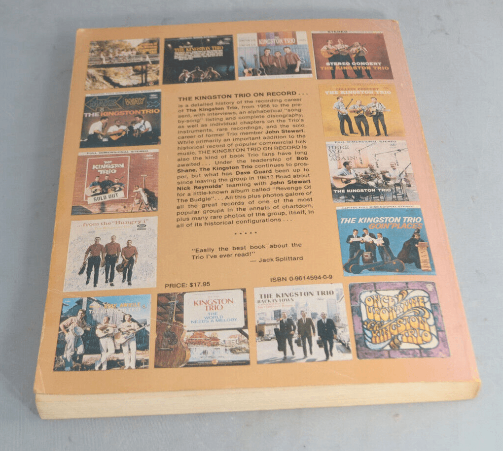 The KINGSTON TRIO ON RECORD By Benjamin Blake & Jack Rubeck - Chorlton Analogue