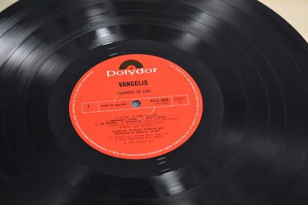 VANGELIS - CHARIOTS OF FIRE EX MEDIA VG SLEEVE VINYL ALBUM - Chorlton Analogue