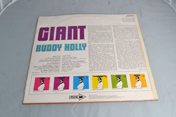 12'' Vinyl Record LP - Buddy Holly - Giant - MUPS 371 - MCA (1969) - Chorlton Analogue