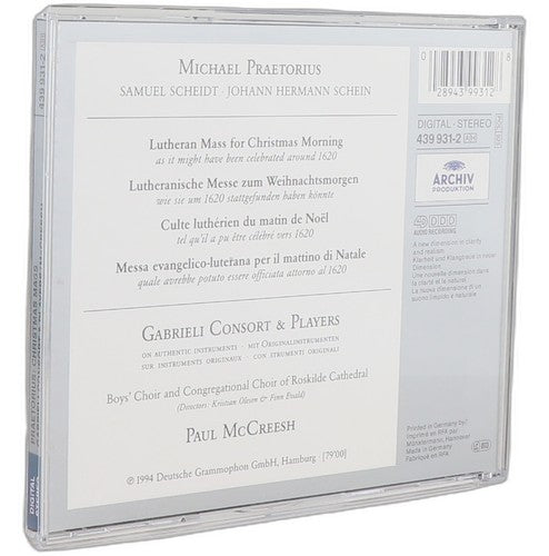 Michael Praetorius - Christmette (Christmas Mass • Messe De Noël) (CD) - Chorlton Analogue
