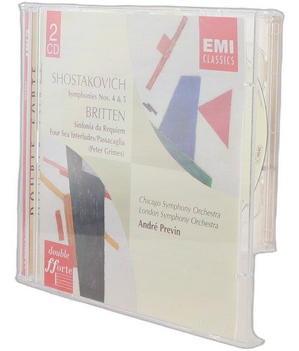 Dmitri Shostakovich - Symphonies 4 & 5 / Sinfonia Da Requiem / Four Sea Interludes (2 CD Set) - Chorlton Analogue