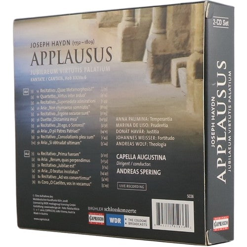 Joseph Haydn - Applausus (Jubilaeum Virtutis Palatium), Kantate, Hob XXIVa:6 (2 CD Set)