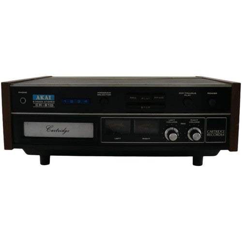 Akai CR-81D 8 Track Stereo Cartridge Deck Serviced Working - Chorlton Analogue