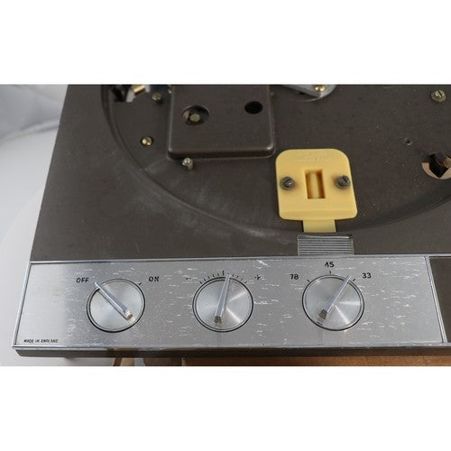 Garrard 401 Turntable Early Flush Strobe Chassis Serviced Vintage UK