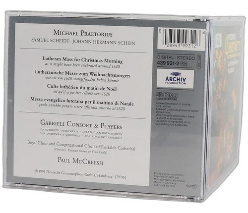 Michael Praetorius - Christmette (Christmas Mass • Messe De Noël) (CD) - Chorlton Analogue