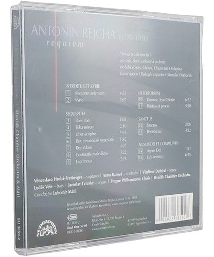 Anton Reicha - Requiem (CD) - Chorlton Analogue