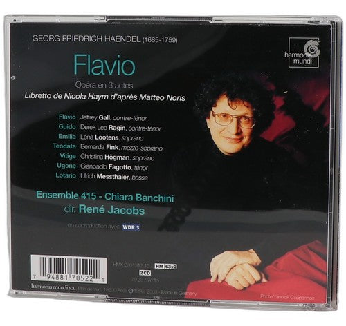 Handel Flavio HWV 16 Jeffrey Gall Ragin Lootens Harmonia Mundi 2 CD Box Set