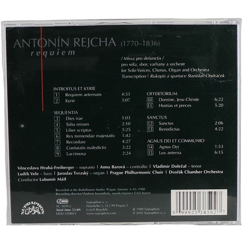 Anton Reicha - Requiem (CD) - Chorlton Analogue