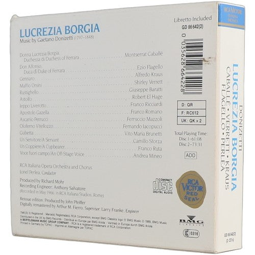 Gaetano Donizetti - Lucrezia Borgia (2 CD Set)