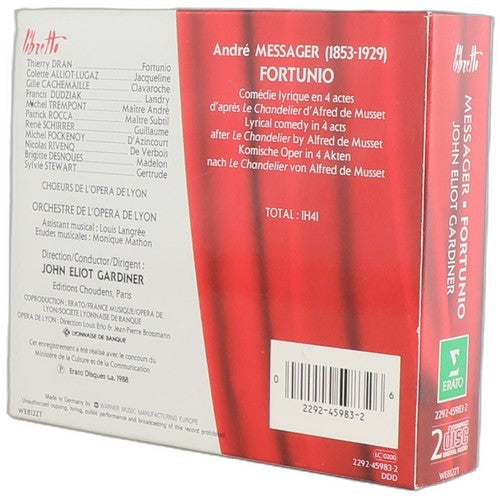 André Messager - Fortunio (2 CD Set) - Chorlton Analogue