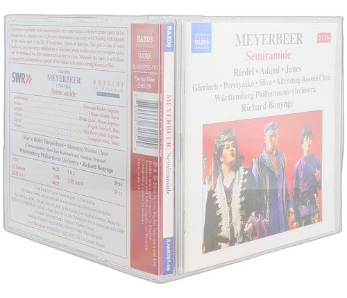 Meyerbeer Semiramide Deborah Riedel Adami Janes Gierlach Naxos 2 CD Box Set 2006