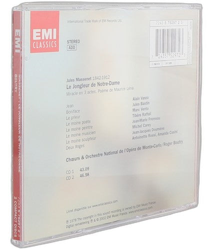 Massenet - Le Jongleur De Notre-Dame - Box Set 2 CDs - EMI Classics - 2002