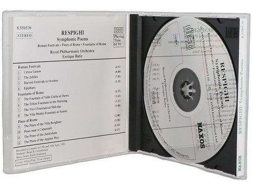 Respighi - Symphonic Poems: Roman Festivals • Pines Of Rome - CD - Chorlton Analogue