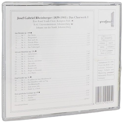 Rheinberger - Das Chorwerk I (Chorwerke I) - CD - prospect - 1996