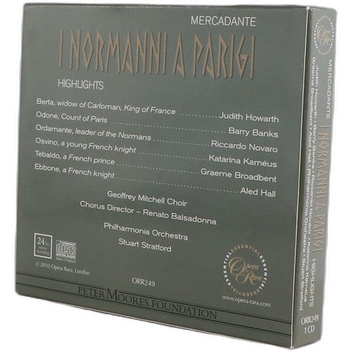Mercadante - I Normanni a Parigi (Highlights) - CD - Opera Rara - 2010