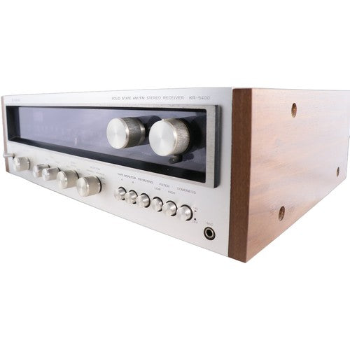 Trio KR-5400 AM FM Stereo Receiver Solid State Walnut Japan Tested - Chorlton Analogue
