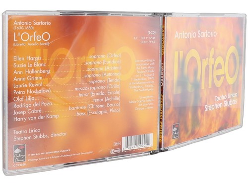Sartorio - L'Orfeo - Box Set 2 CDs - Challenge Classics - 1999 - Teatro Lirico