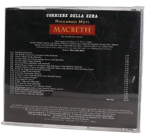 Verdi - Macbeth - CD - Corriere Della Sera - 1997 - Riccardo Muti