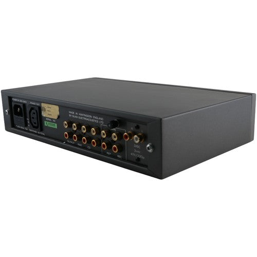 Quad 34 Preamplifier Charcoal Grey MM Phono Serviced Vintage Pre Amp UK - Chorlton Analogue