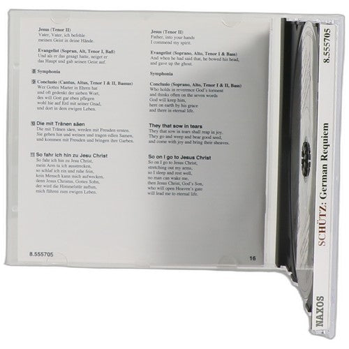 Heinrich Schütz - German Requiem • The Seven Words Of Jesus Christ On The Cross (CD) - Chorlton Analogue