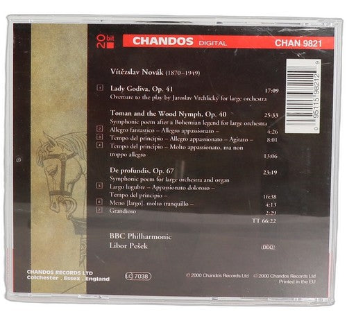 Vítězslav Novák - Lady Godiva / De Profundis / Toman And The Wood Nymph (CD)