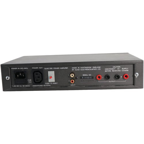 Quad 306 Power Amplifier Stereo Amp Tested Working Huntingdon England - Chorlton Analogue