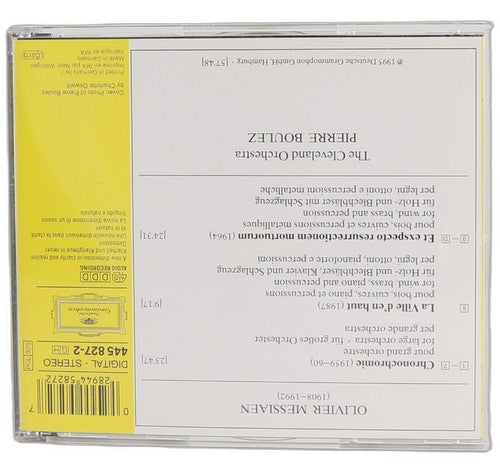 Messiaen - Et Exspecto Resurrectionem Mortuorum · Chronochromie - CD - Chorlton Analogue