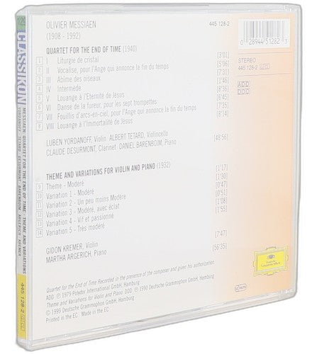 Messiaen - Quartet for the End of Time / Theme and Variations - CD