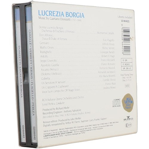 Gaetano Donizetti - Lucrezia Borgia (2 CD Set)