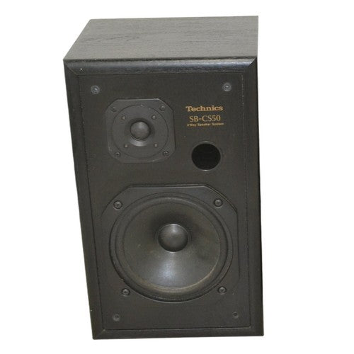 Technics SB-CS50 Bookshelf Speakers Pair 2-Way Stereo Grilles - Chorlton Analogue