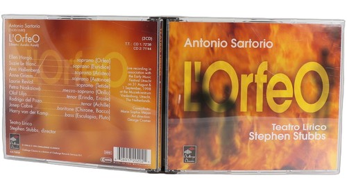 Sartorio - L'Orfeo - Box Set 2 CDs - Challenge Classics - 1999 - Teatro Lirico