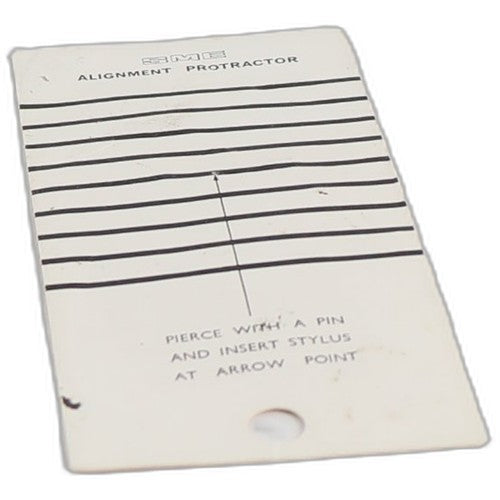 SME 3009 3012 Tonearm Cartridge Alignment Protractor Original Part UK - Chorlton Analogue