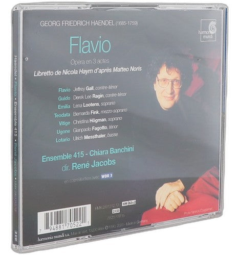 Jacobs - Handel Flavio HWV 16 Rene Jacobs Ensemble 415 Ragin - Box Set 2 CDs - Chorlton Analogue