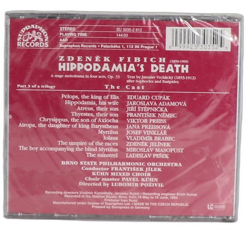 Zdeněk Fibich - Hippodamia's Death • Smrt Hippodamie (2 CD Set) - Chorlton Analogue