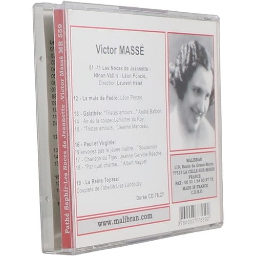 Victor Massé - Les Noces de Jeannette (CD) - Chorlton Analogue
