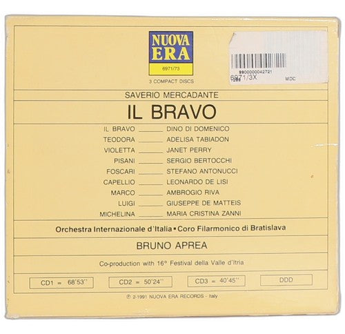 Giuseppe Saverio Mercadante - Il Bravo (3 CD Set) - Chorlton Analogue