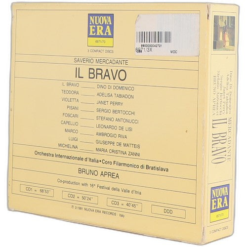 Giuseppe Saverio Mercadante - Il Bravo (3 CD Set) - Chorlton Analogue