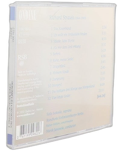 Strauss - Orchestral Songs. Vier Letzte Lieder (Four Last Songs) - CD - Ondine
