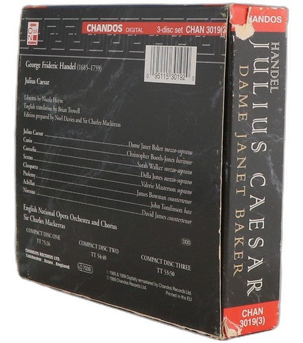 Handel - Julius Caesar (Giulio Cesare in Egitto, HWV 17) - Box Set 3 CDs