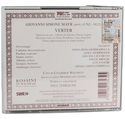 Mayr - Verter - Box Set 2 CDs - Bongiovanni - 2004