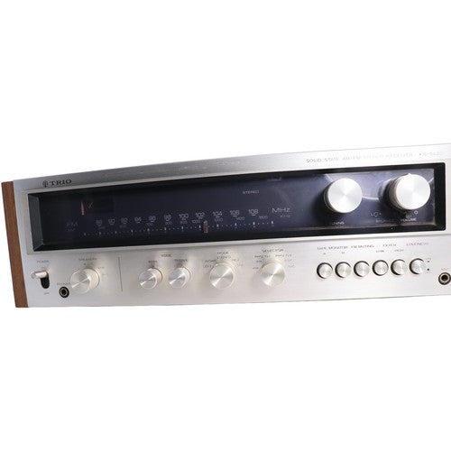 Trio KR-5400 AM FM Stereo Receiver Solid State Walnut Japan Tested - Chorlton Analogue