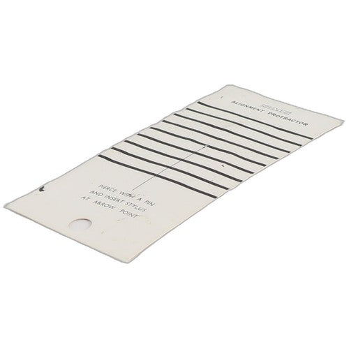 SME 3009 3012 Tonearm Cartridge Alignment Protractor Original Part UK - Chorlton Analogue