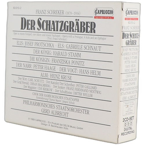 Schreker - Der Schatzgräber - Box Set 2 CDs - Capriccio - 1990