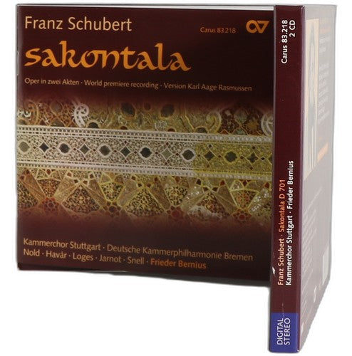 Schubert - Sakontala - Box Set 2 CDs - Carus - 2008